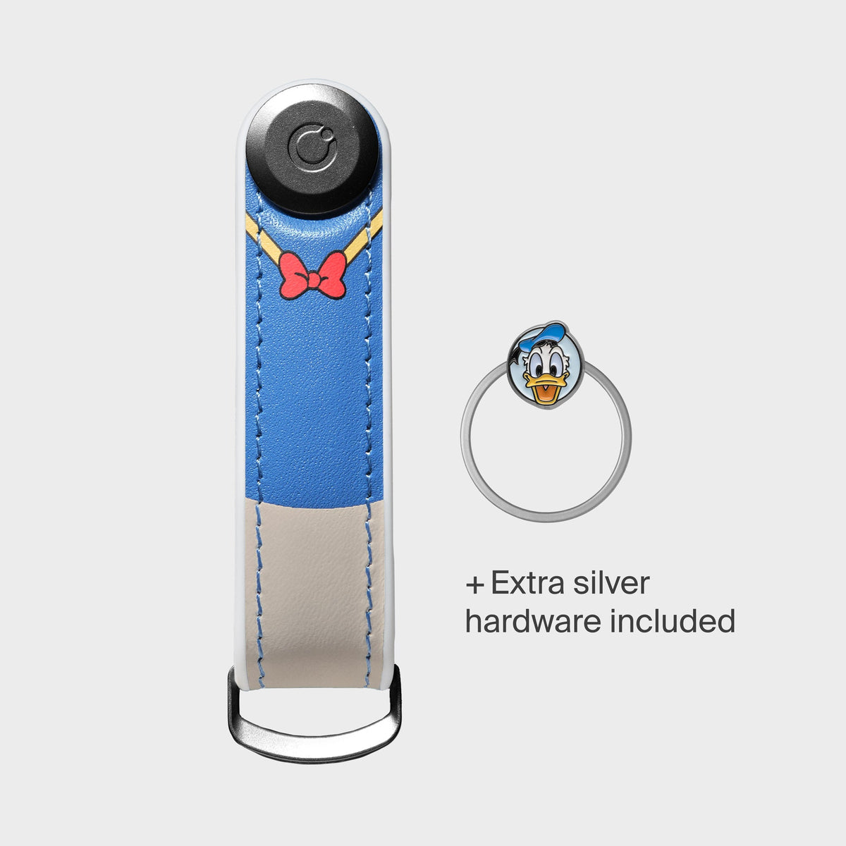 Disney | Orbitkey Donald Duck Hybrid Leather Key Organiser + Ring v2 Kit