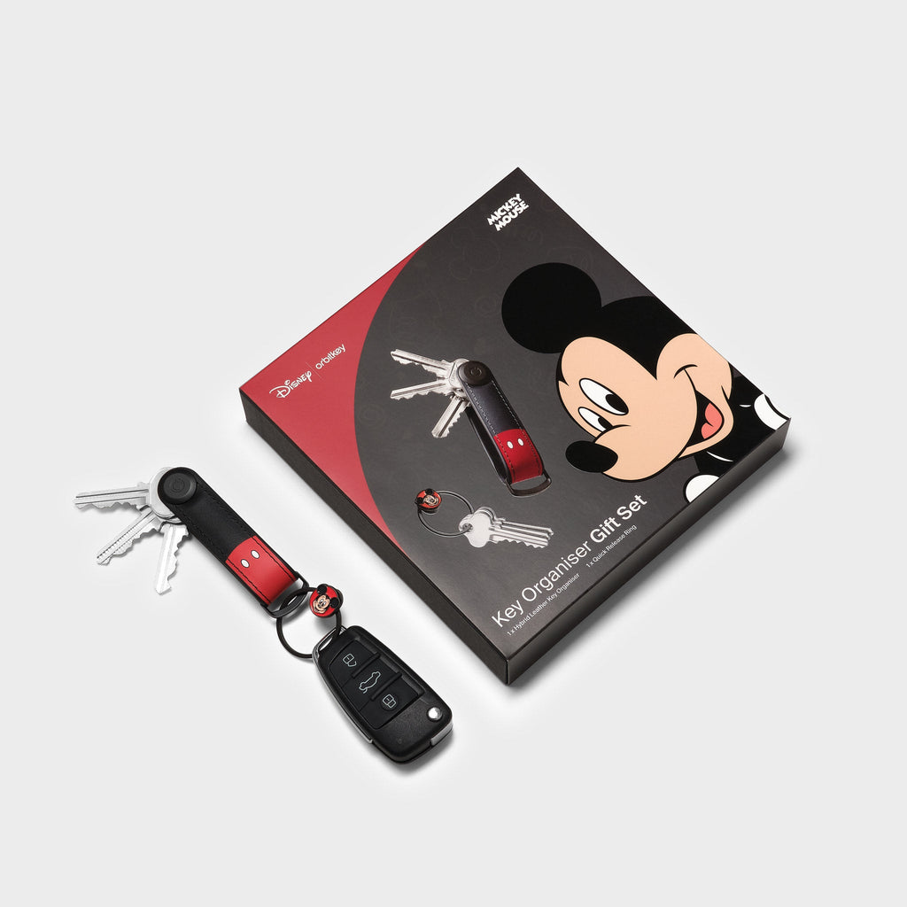 Disney | Orbitkey Mickey Mouse Hybrid Leather Key Organiser + Ring v2 Kit