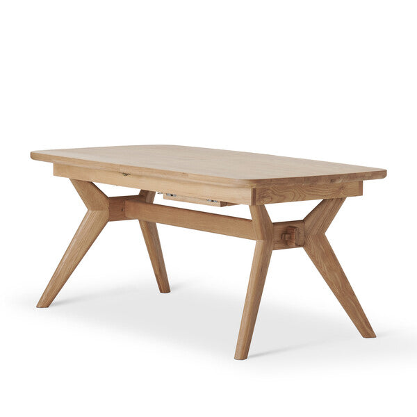 Bentley Natural Solid Oak Extending Dining Table 170-250cm