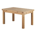 Dorset 4ft 7" x 3ft Natural Oak Extending Dining Table