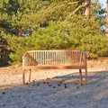 Ernest - Garden bench in solid teak