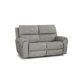 Ezra Group 8 Electric Recliner with Power Headrest & Lumbar Support in Dexter Stone Fabric