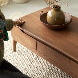 Gabrielle solid mango wood coffee table