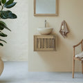 Bathroom cabinet in solid acacia - 50 cm