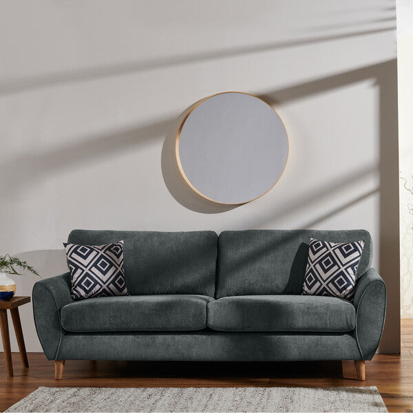 Milner 4 Seater Sofa in Granite Fabric